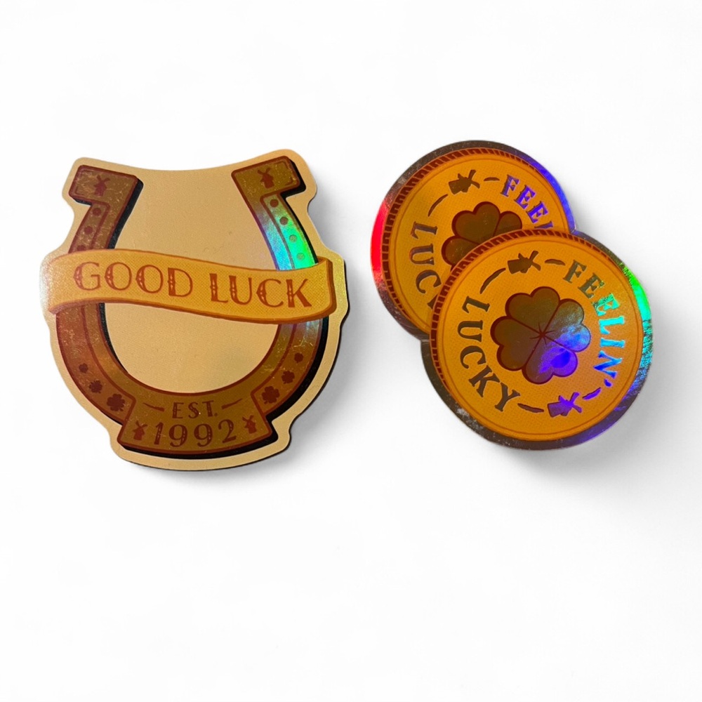 2025 Dutch Bros Luck 2 Pack Sticker Set